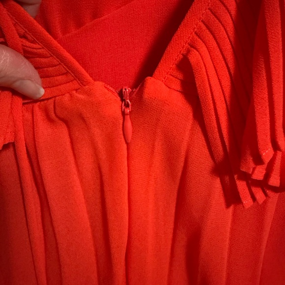 Zara Vibrant Red Maxi Dress - Picture 15 of 16